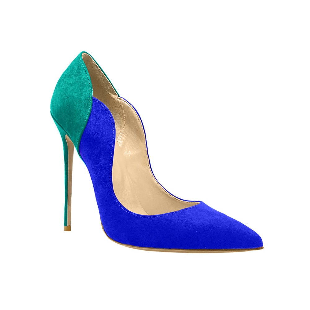 Identità Decollete WAVE SCAMOSCIATA BLU / TIFFANY