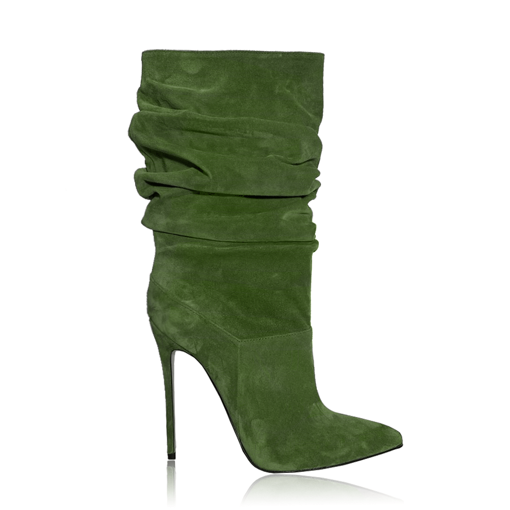 Zara hot sale green boots