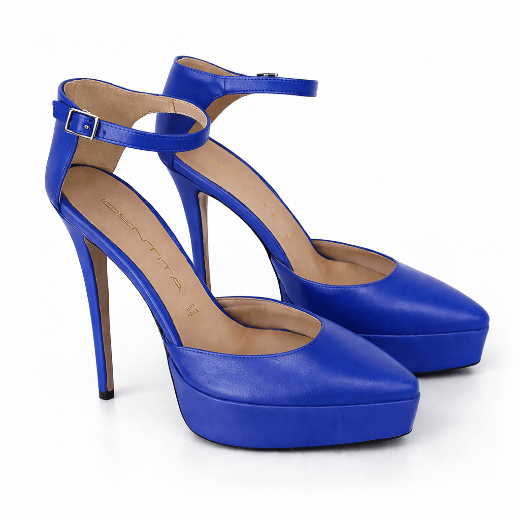 Identità Décolleté MIRABELA PELLE BLU
