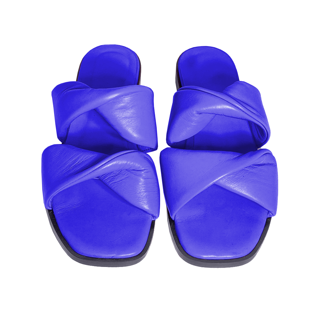 Identità Flat DIXIE PELLE BLU