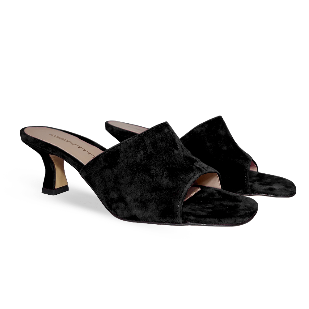 Identità Flat MILLY SUEDE NERO