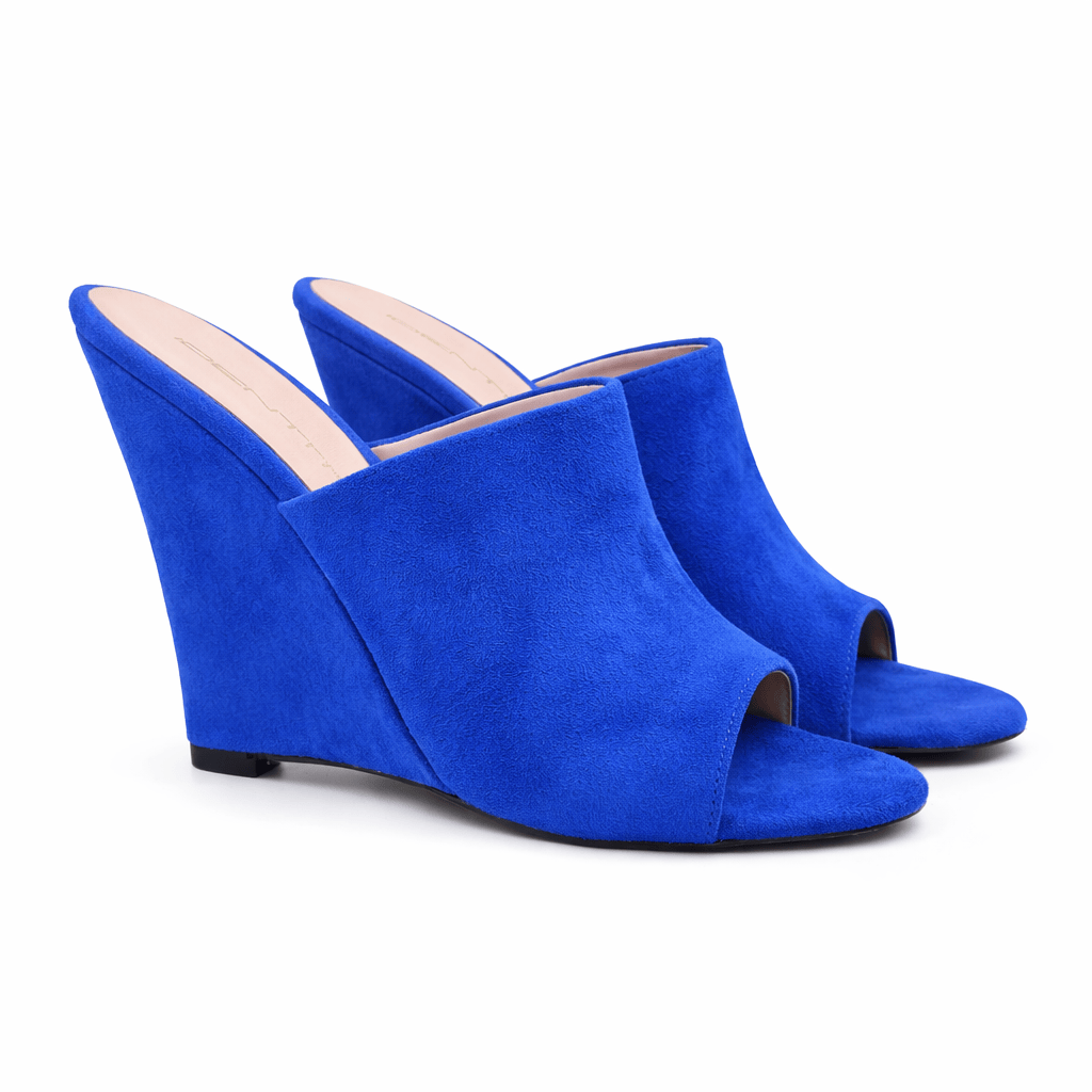 Identità Mules BERNADINE SUEDE BLU