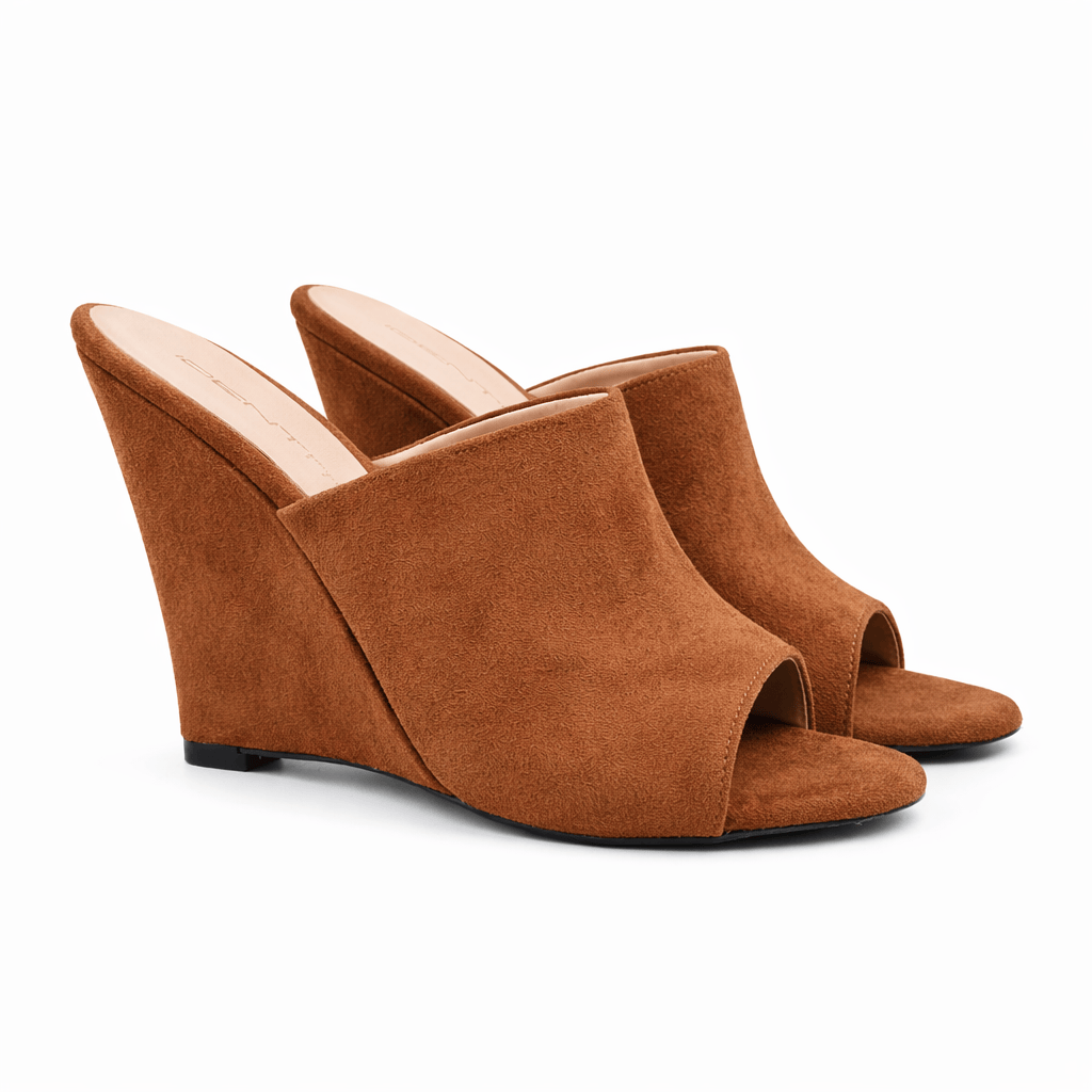 Identità Mules BERNADINE SUEDE MARRONE
