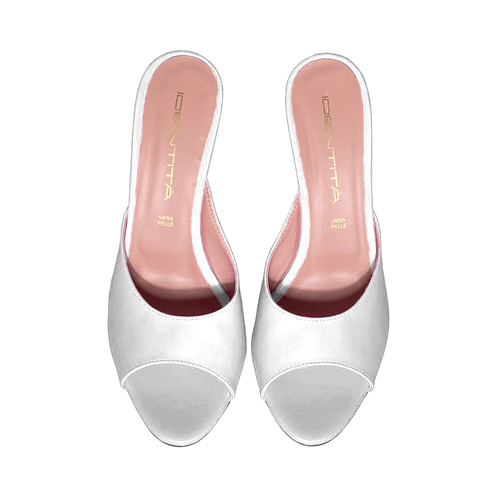 Identità Mules BEVERLY PELLE BIANCO