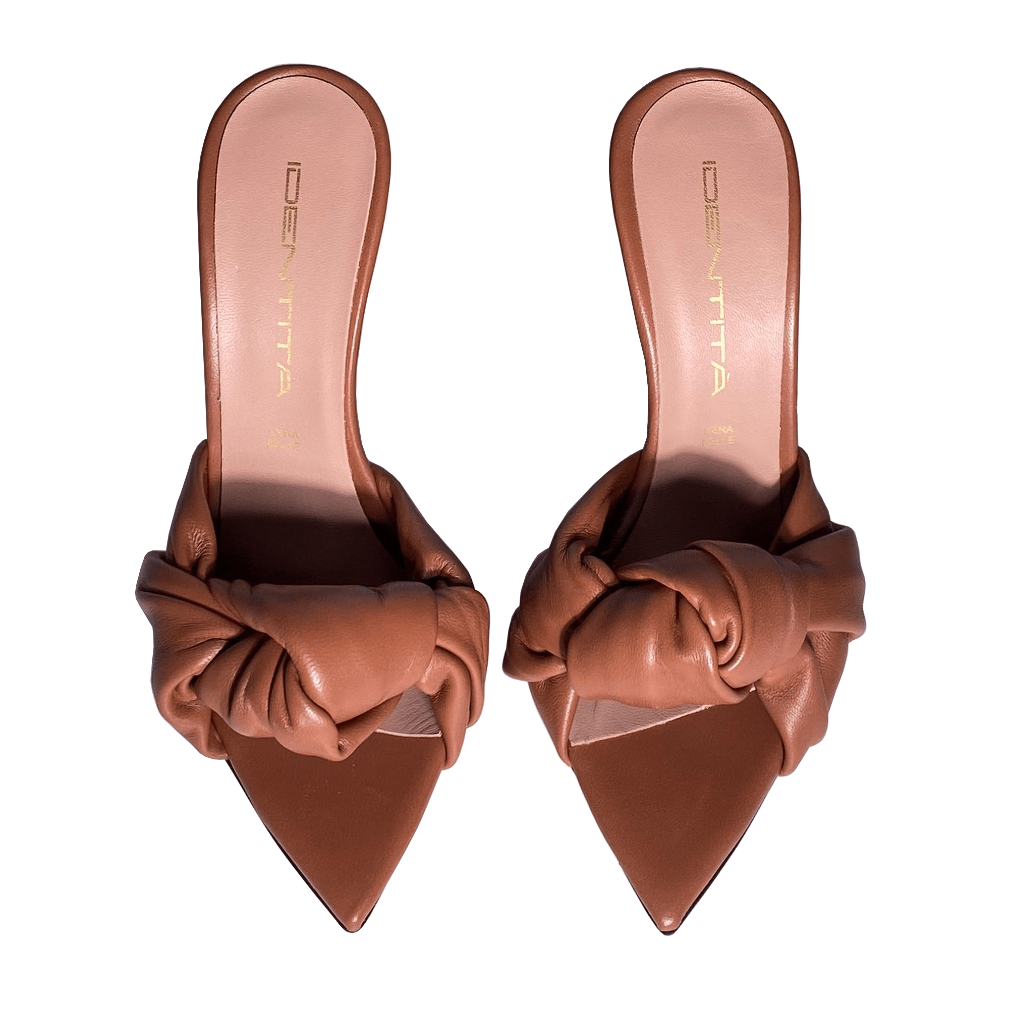 Identità Mules ELEONOR PELLE MARRONE