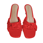 Identità Mules MARGAUX PELLE ROSSO