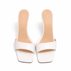 Identità Mules MARIARITA PELLE BIANCO