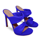 Identità Mules MATILDE PELLE BLU