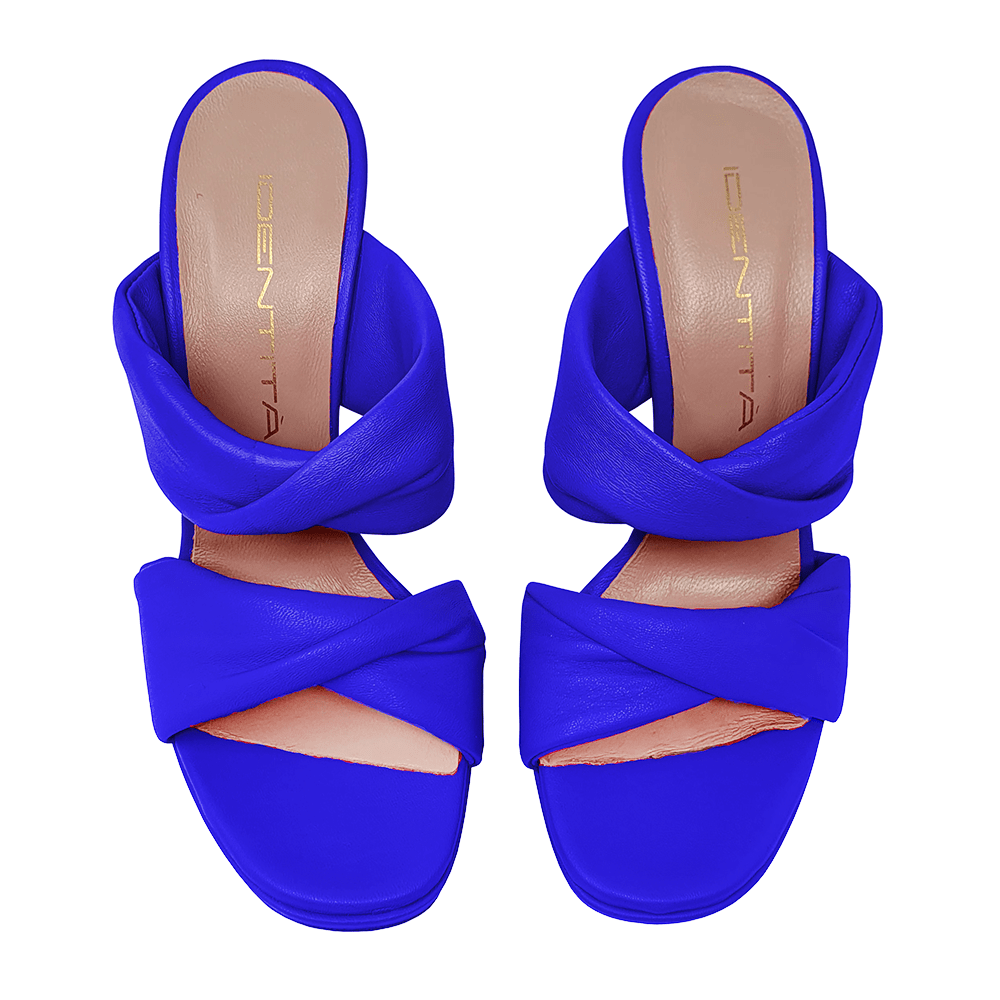 Identità Mules MATILDE PELLE BLU