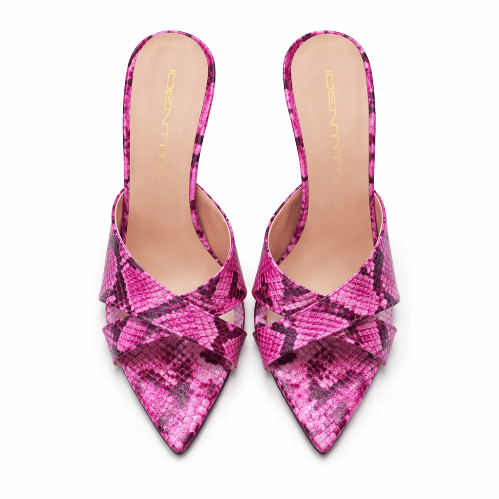 Identità Mules ROBERTA PITONE FUCSIA