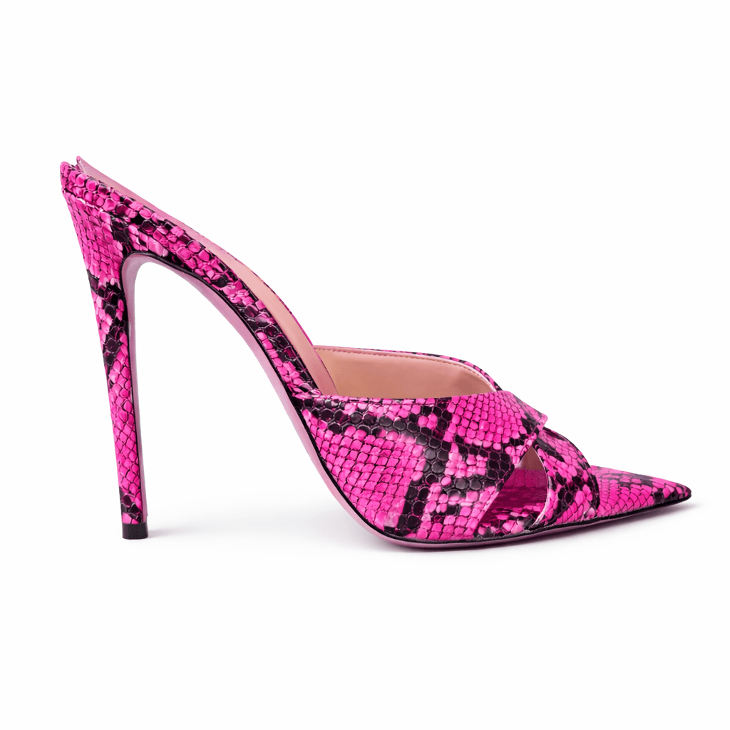 Identità Mules ROBERTA PITONE FUCSIA
