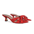 Identità Mules SOHA PELLE ROSSO