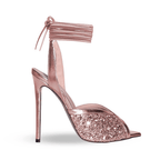 Identità Sandali LUDOVICA GLITTER ORO ROSA