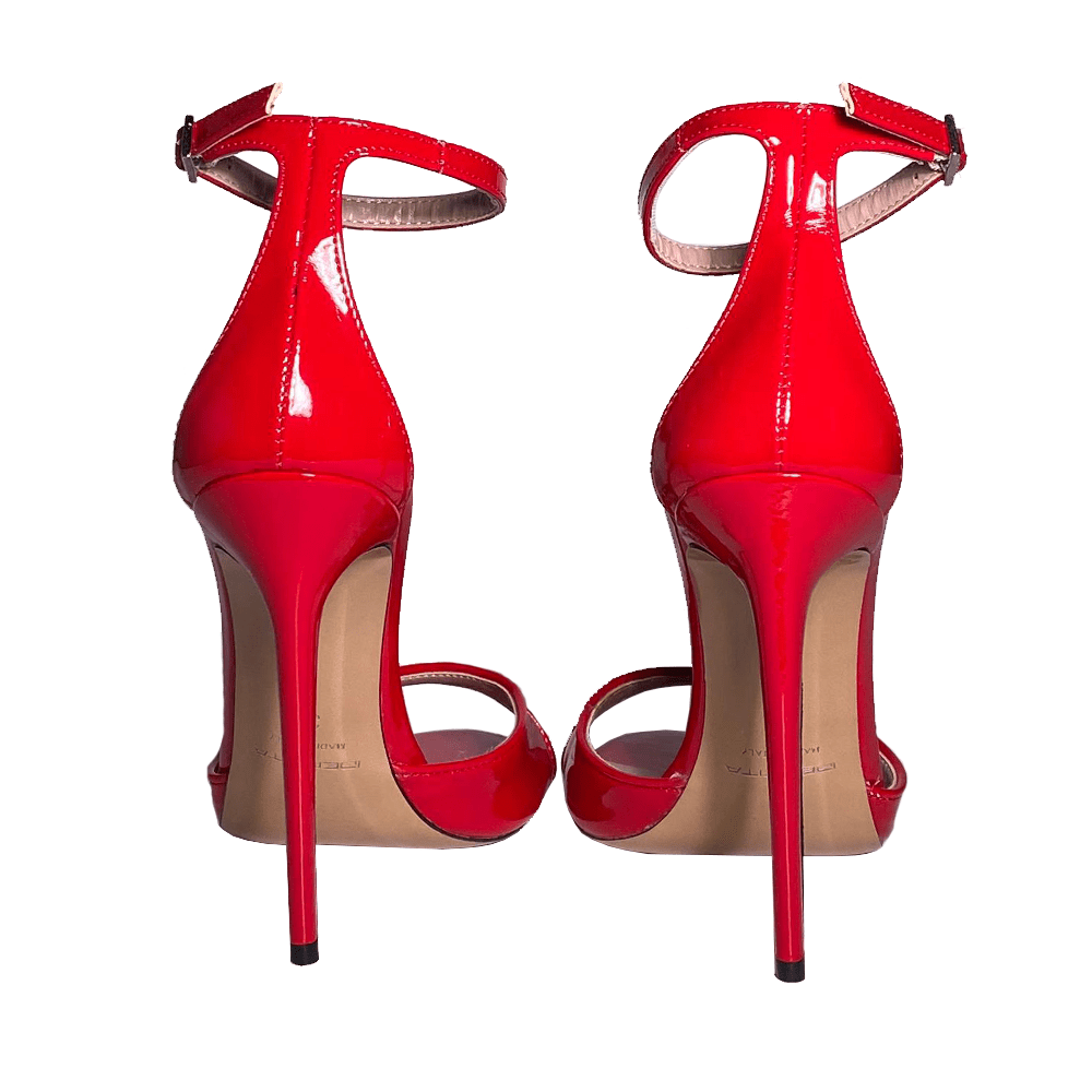 Identità Sandali RACHAEL VERNICE ROSSO