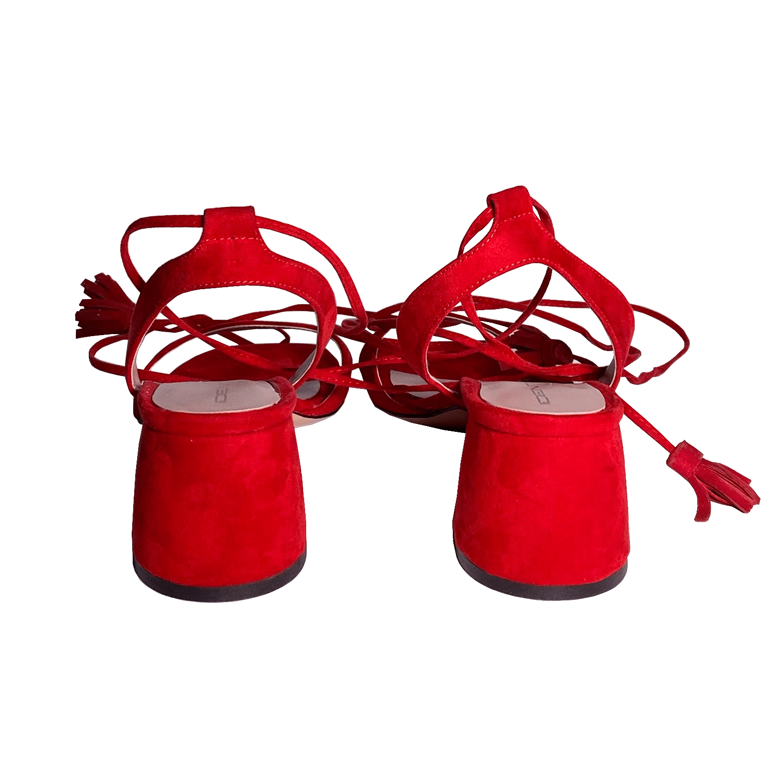 Identità Sandali stringati ANGELICA CAMOSCIO ROSSO