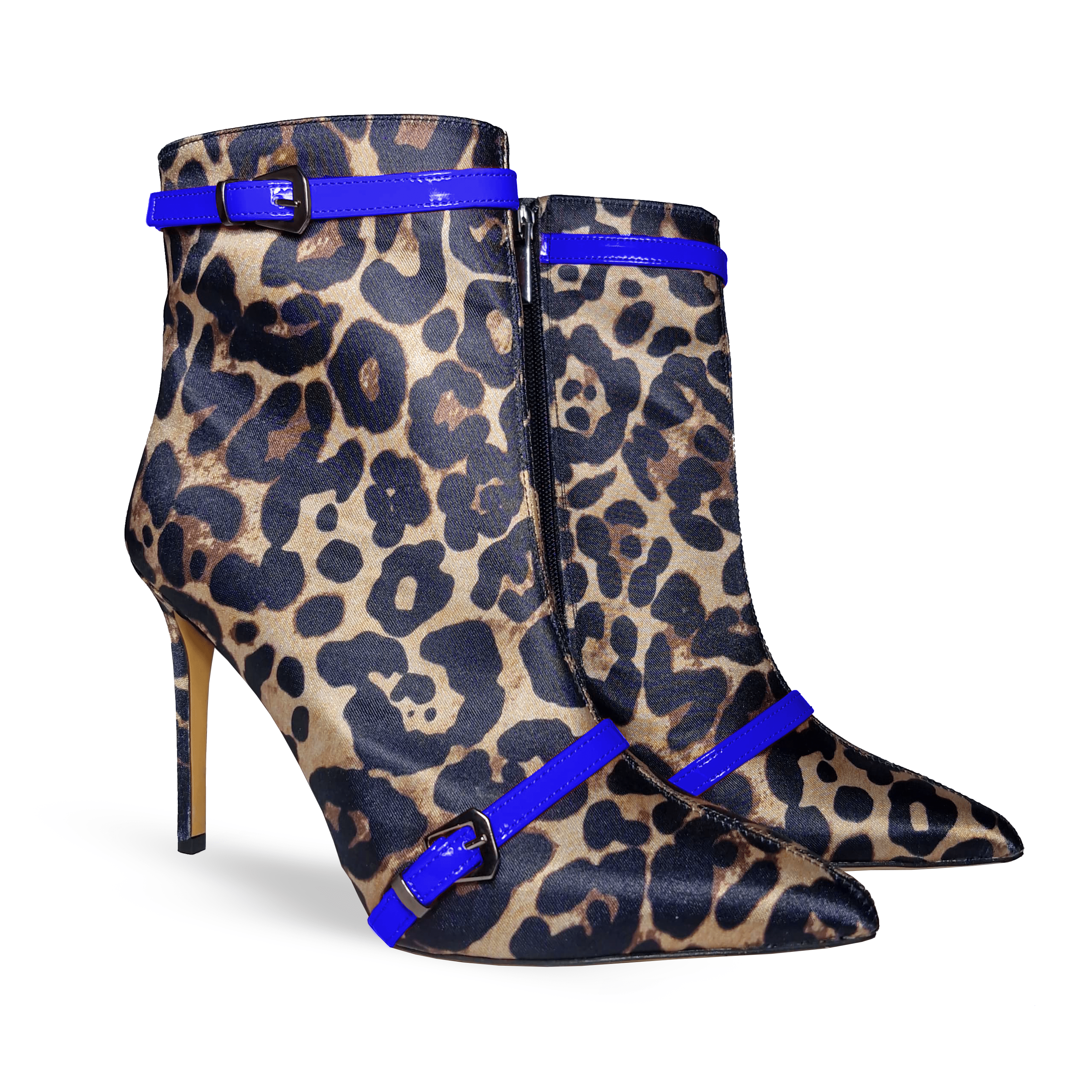 Identità Stivaletti HAZEL LEOPARDATO ANIMALIER/BLU