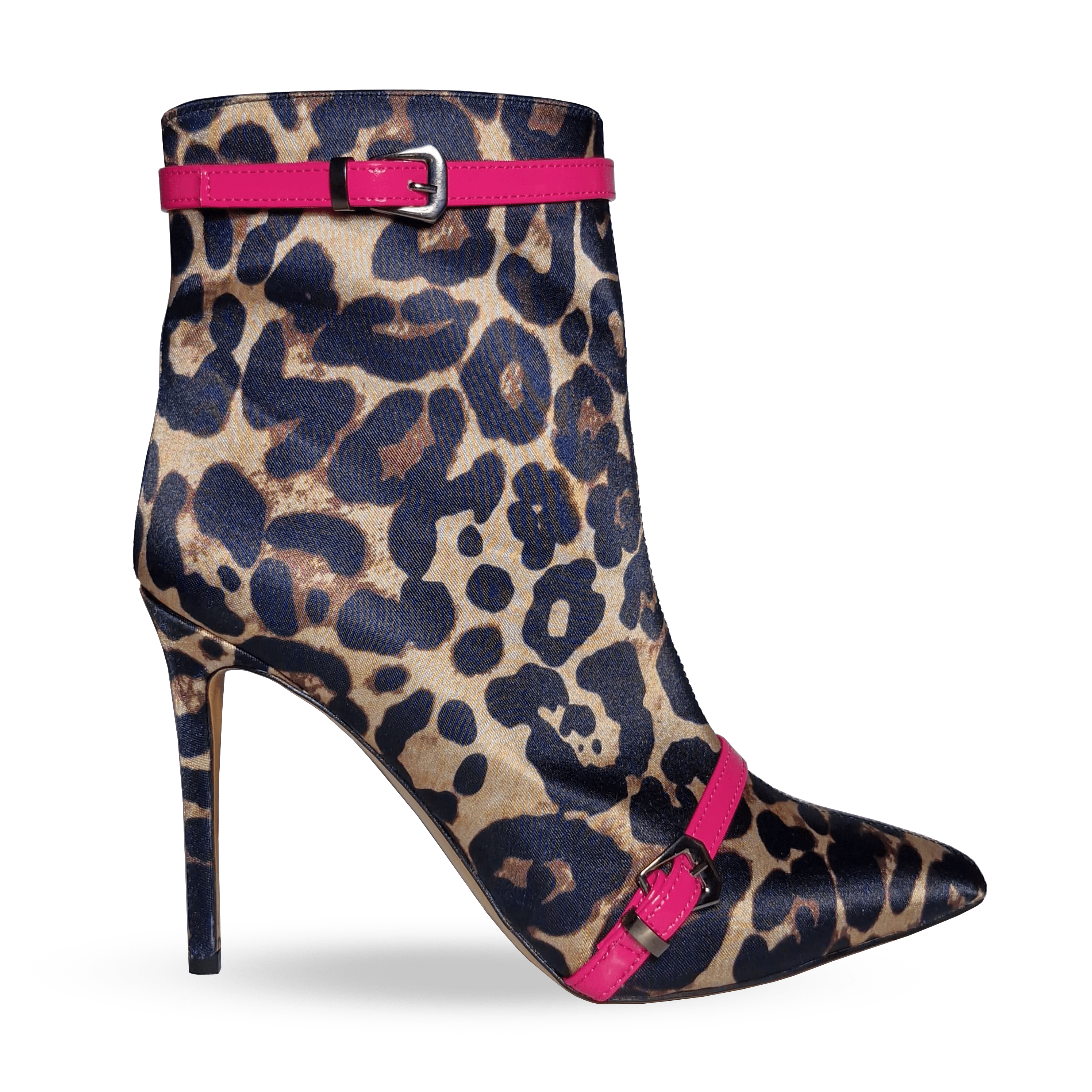 Identità Stivaletti HAZEL LEOPARDATO ANIMALIER/FUCSIA