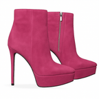 Identità Stivaletti IRENE SCAMOSCIATO FUCSIA