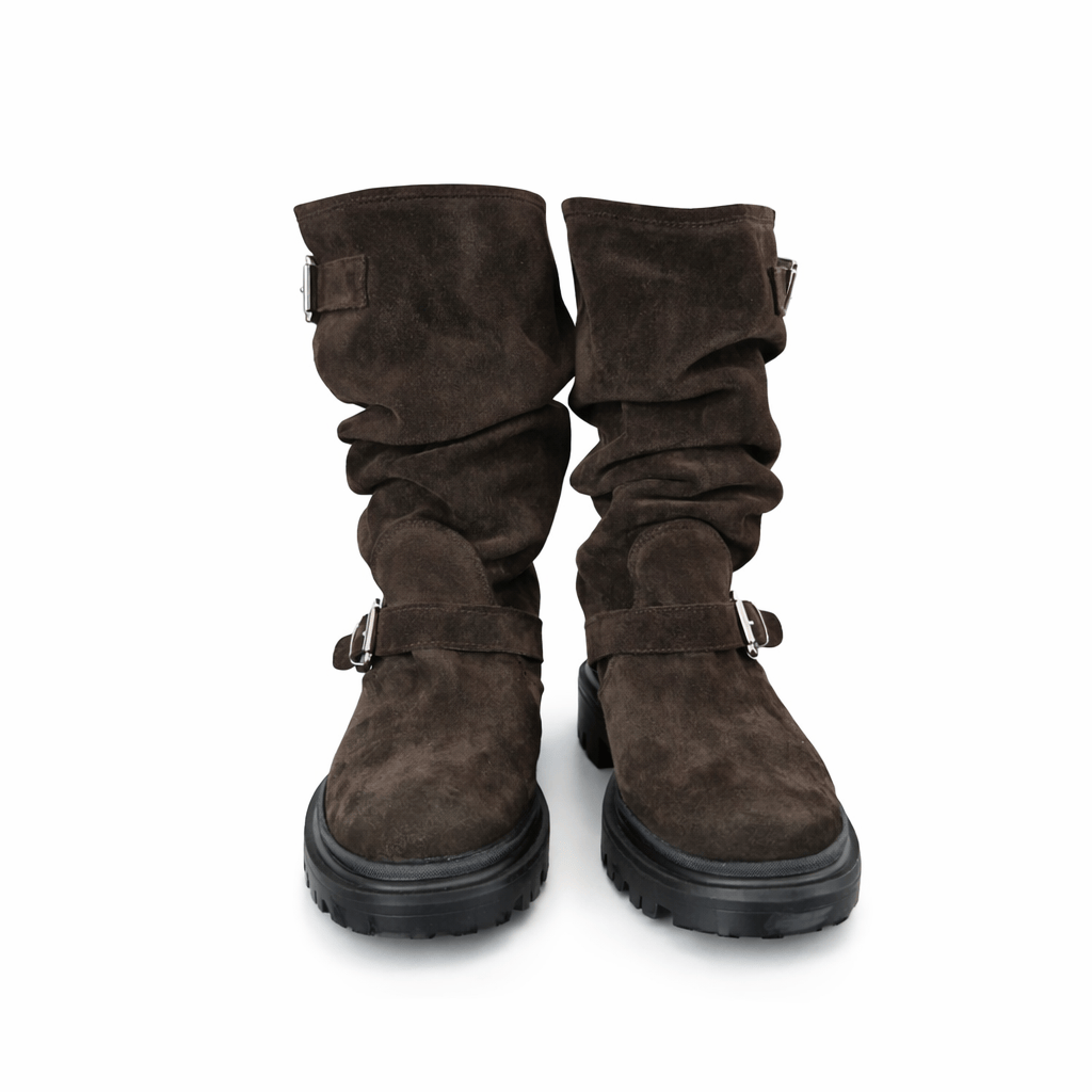 Identità Stivaletti MAGDA CAMOSCIO TESTA DI MORO