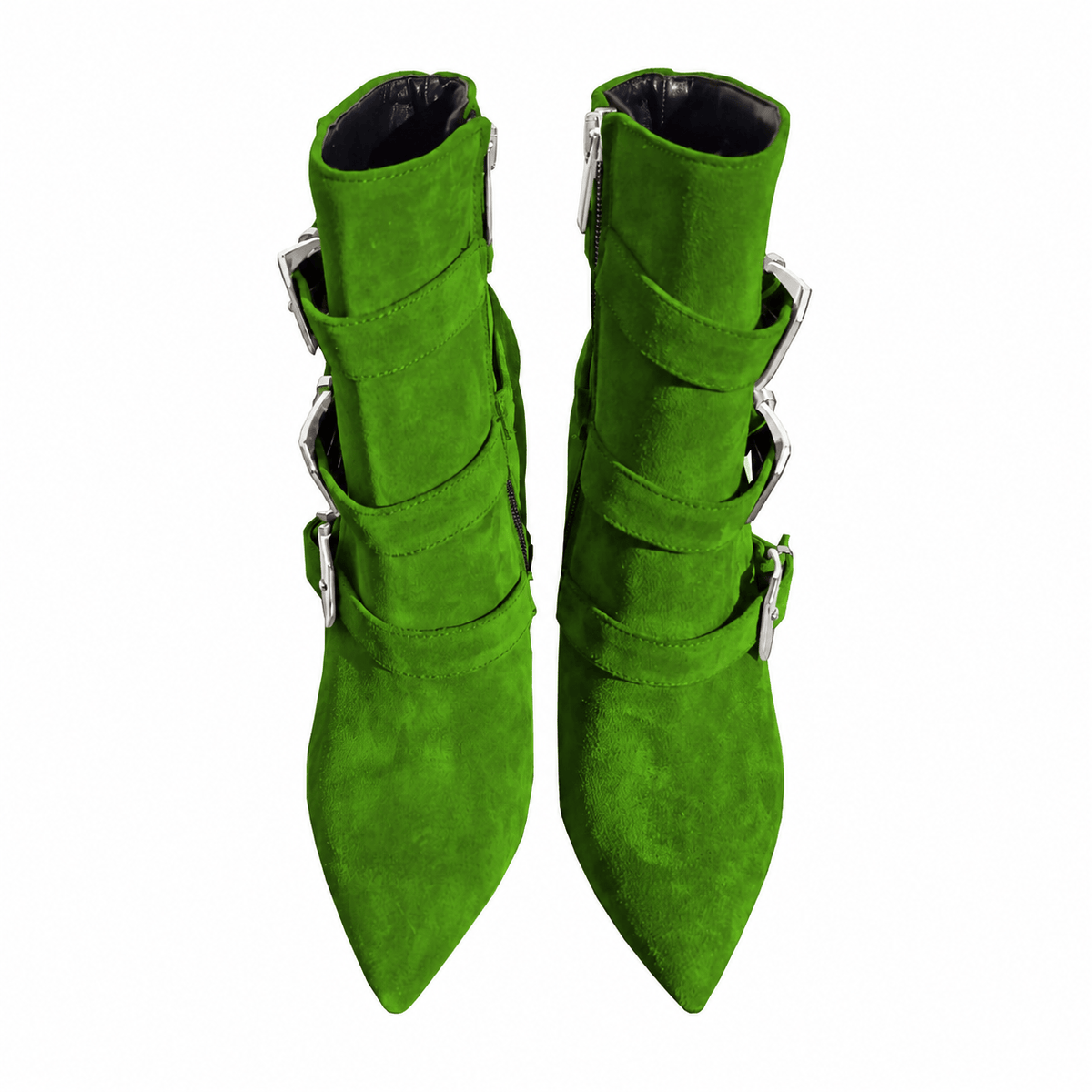 Identità Stivaletti SAMIRA CAMOSCIO VERDE