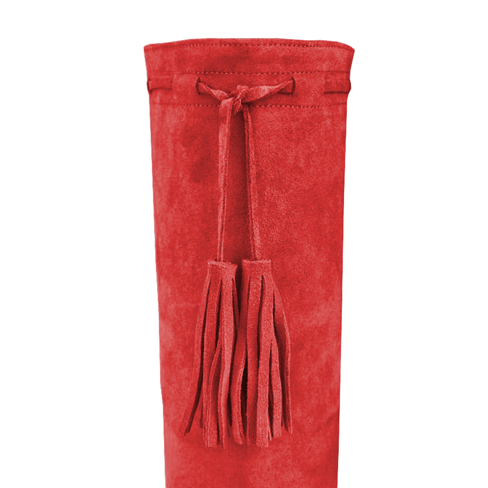 Identità Stivali ALEXANDRA SCAMOSCIATO ROSSO