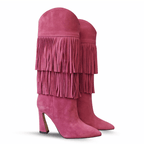 Identità Stivali ANTONIA CAMOSCIO FUCSIA