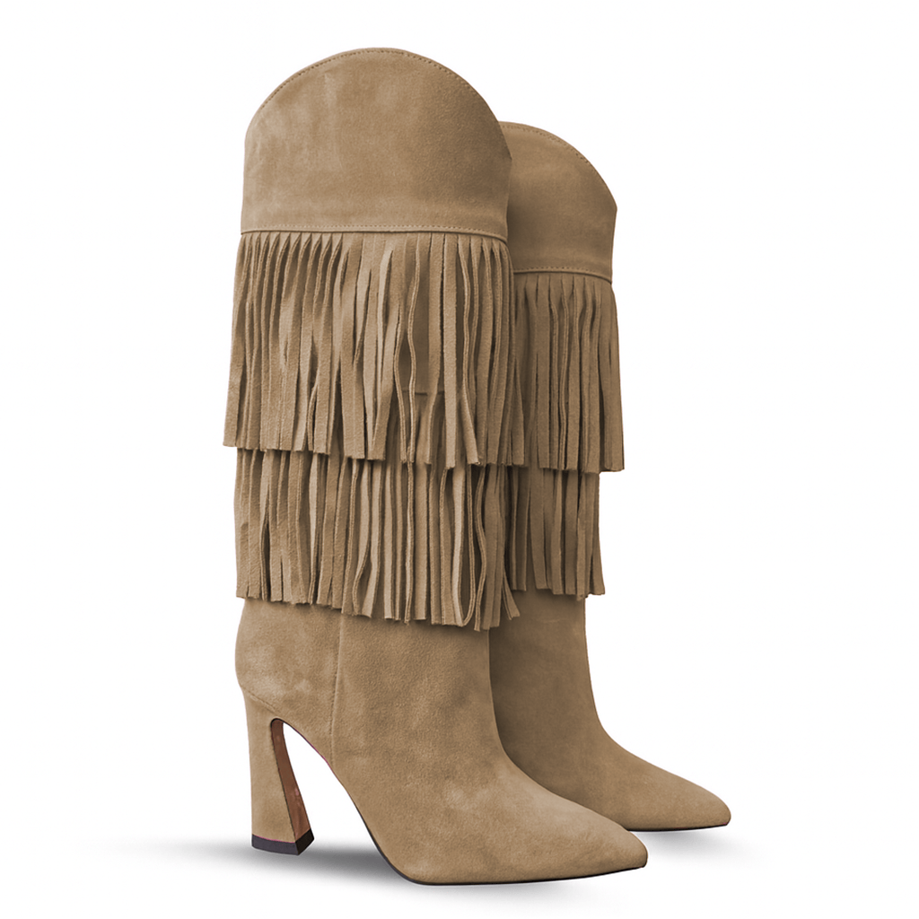 Identità Stivali ANTONIA CAMOSCIO SABBIA