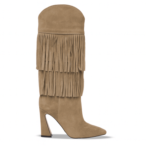 Identità Stivali ANTONIA CAMOSCIO SABBIA