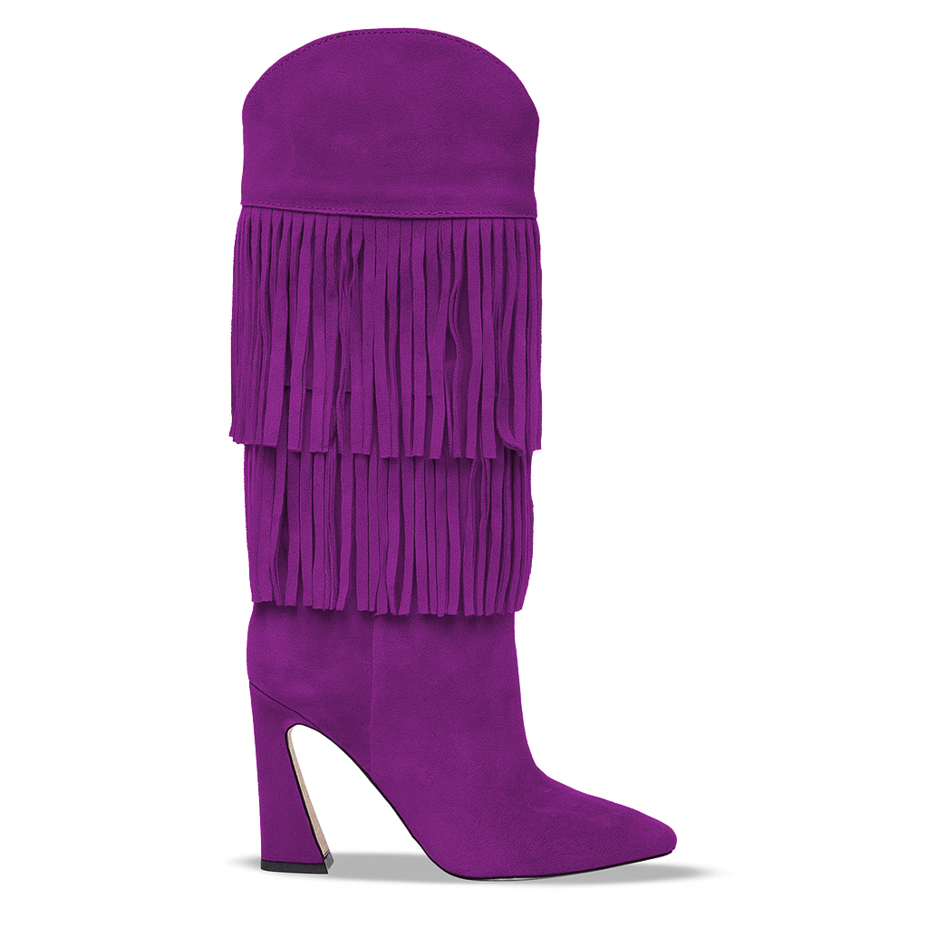 Identità Stivali ANTONIA CAMOSCIO VIOLA