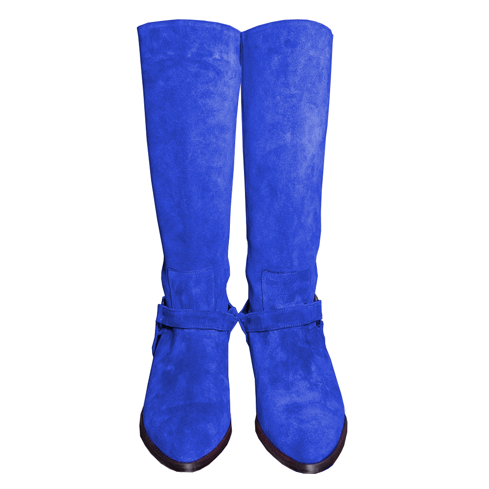 Identità Stivali DESIREE SCAMOSCIATO BLU