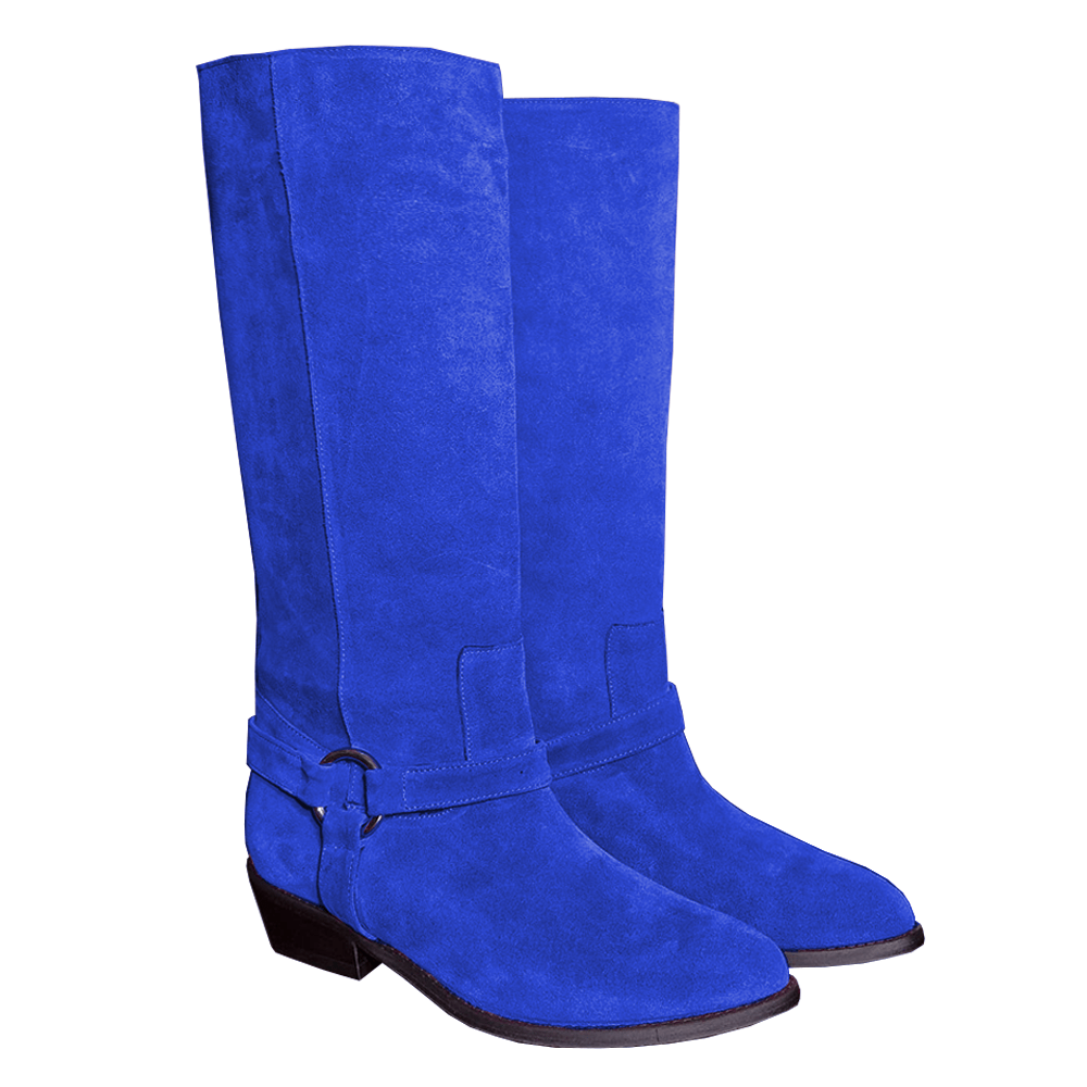 Identità Stivali DESIREE SCAMOSCIATO BLU