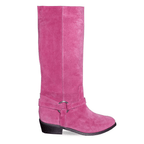 Identità Stivali DESIREE SCAMOSCIATO FUCSIA