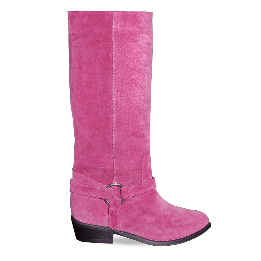Identità Stivali DESIREE SCAMOSCIATO FUCSIA