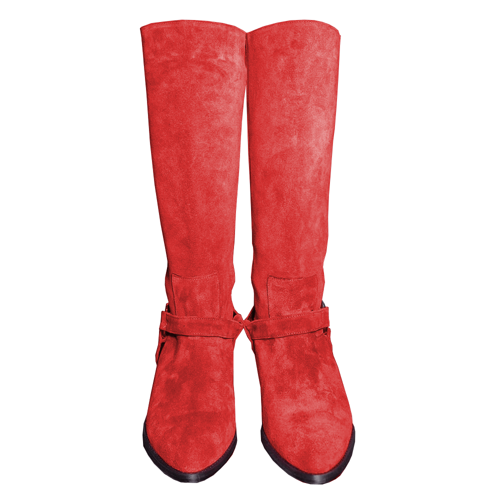 Identità Stivali DESIREE SCAMOSCIATO ROSSO