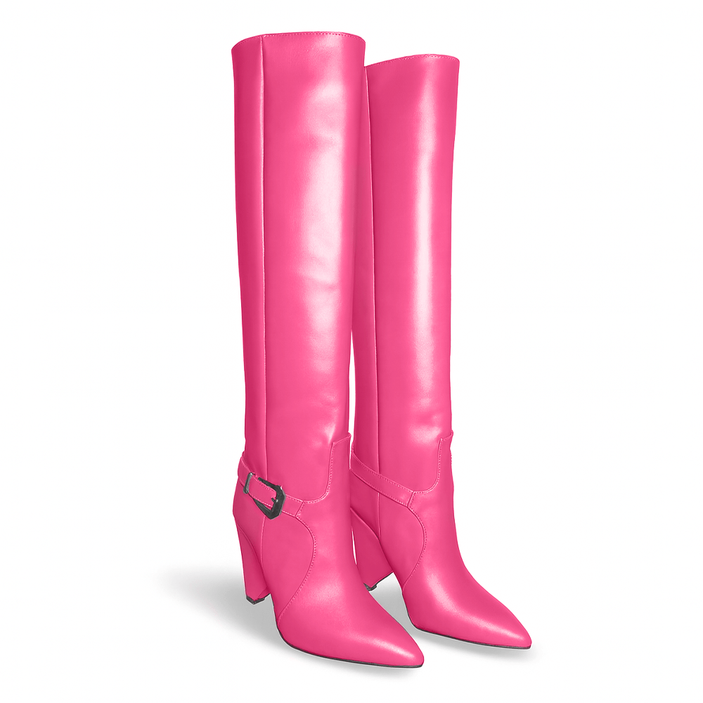 Identità Stivali ERSILIA PELLE FUCSIA