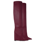 Identità Stivali FARAH PELLE BORDEAUX