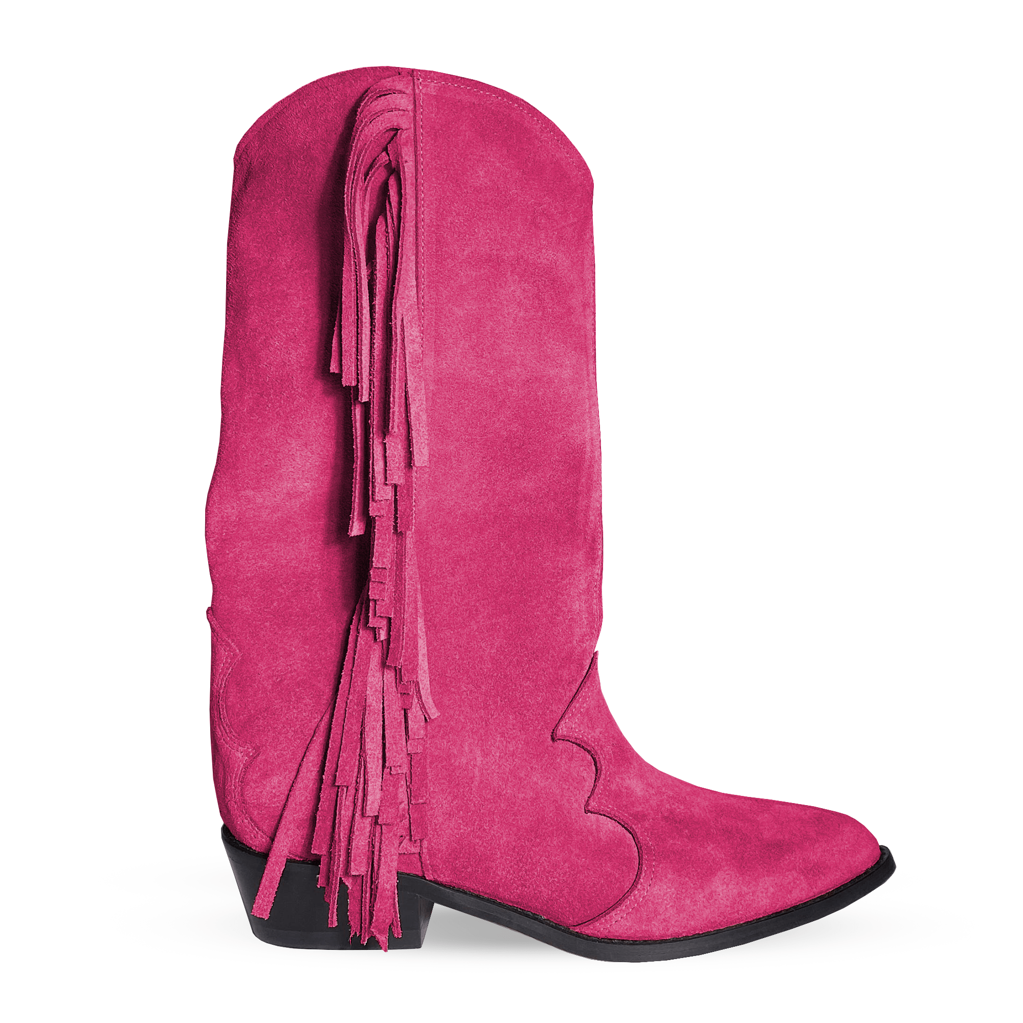 Identità Stivali JASMINE SCAMOSCIATO FUCSIA