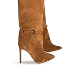 Identità Stivali LILY SUEDE MARRONE