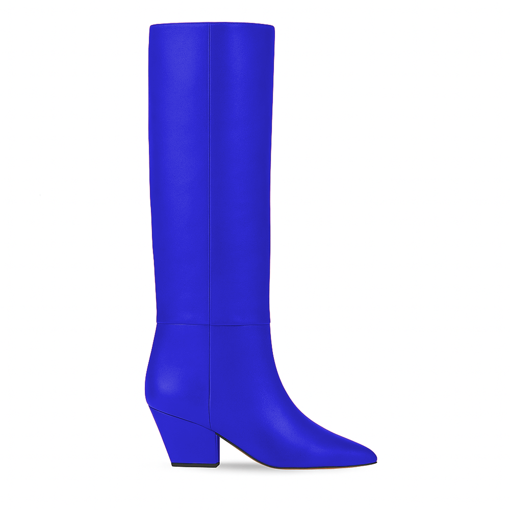 Identità Stivali MAJA PELLE BLU