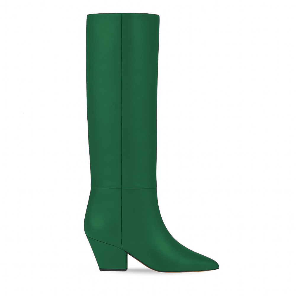 Identità Stivali MAJA PELLE VERDE