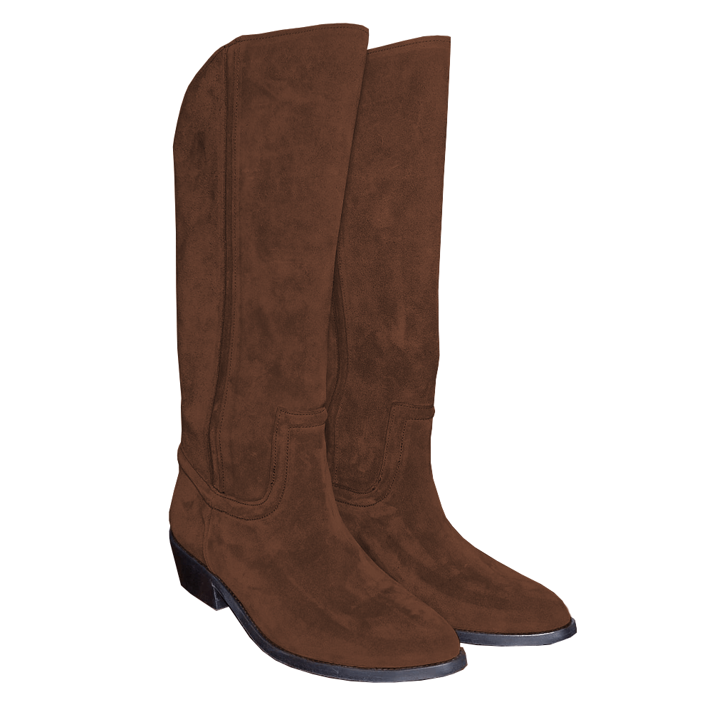 Identità Stivali MICAELA SCAMOSCIATO MARRONE