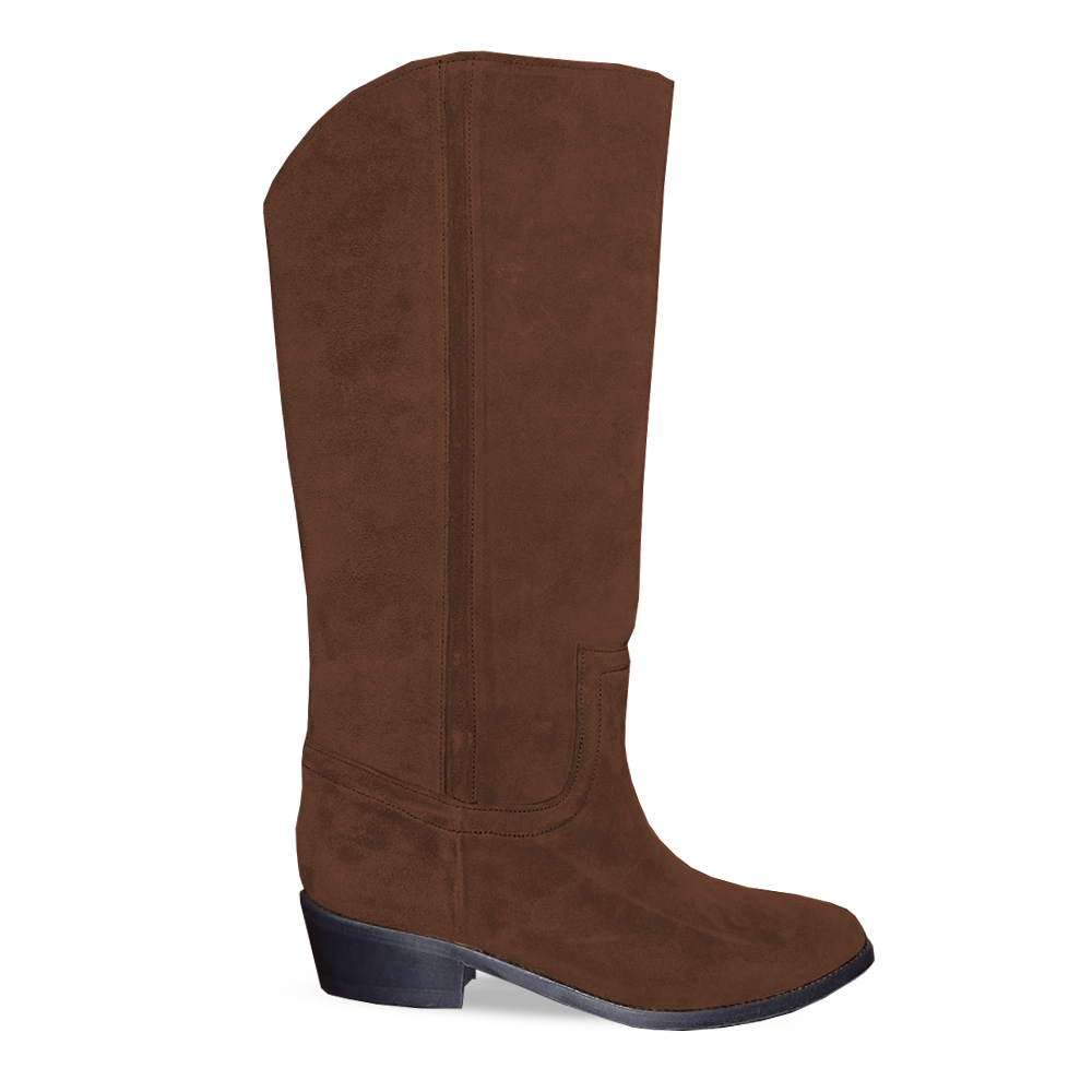 Identità Stivali MICAELA SCAMOSCIATO MARRONE