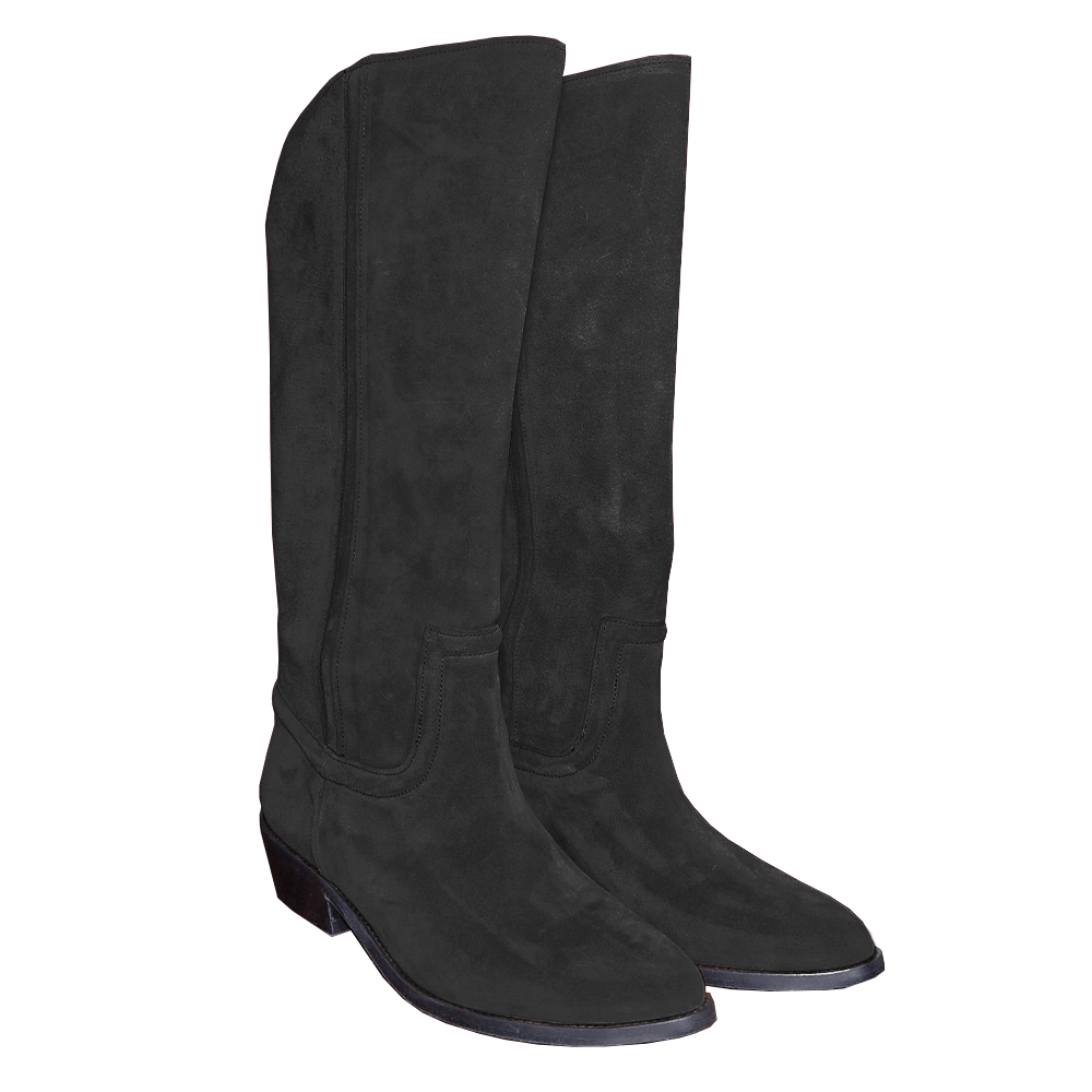 Identità Stivali MICAELA SCAMOSCIATO NERO