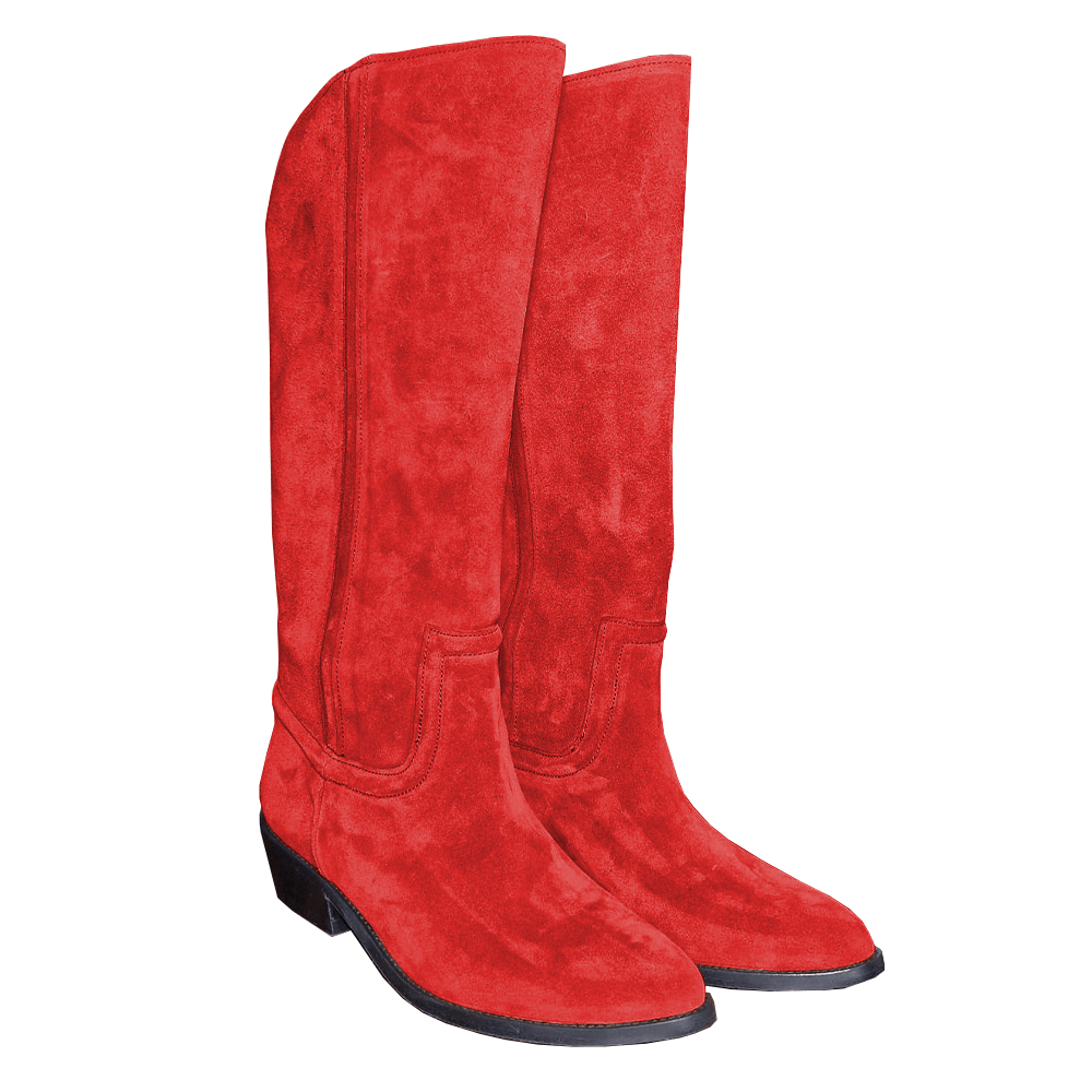 Identità Stivali MICAELA SCAMOSCIATO ROSSO