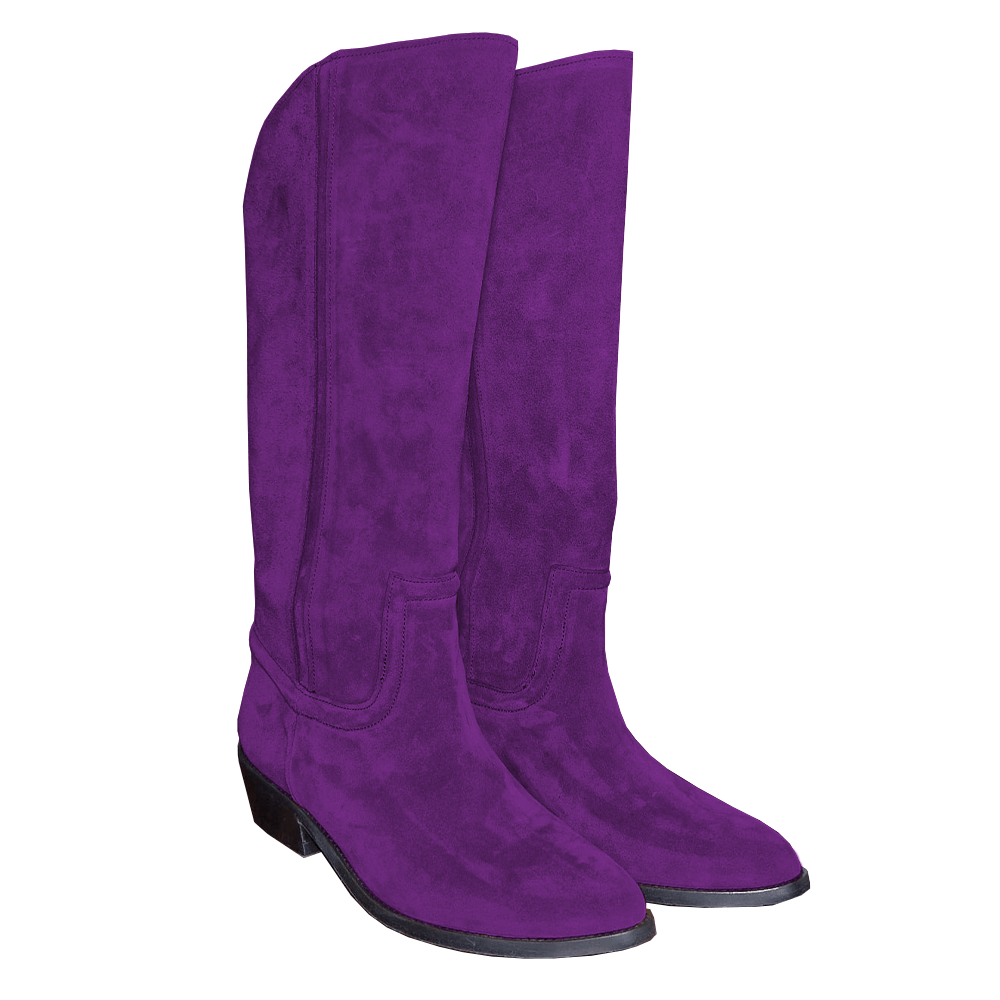 Identità Stivali MICAELA SCAMOSCIATO VIOLA