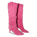 Identità Stivali NADIN SCAMOSCIATO FUCSIA