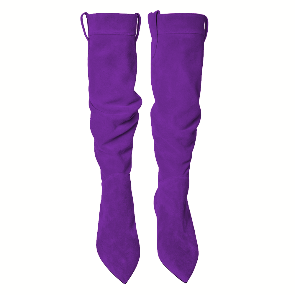 Identità Stivali NADIN SCAMOSCIATO VIOLA