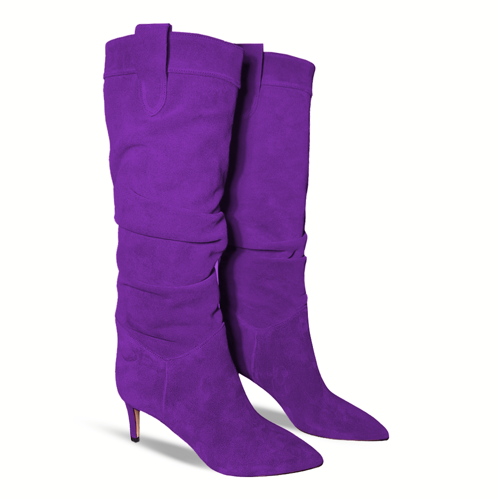 Identità Stivali NADIN SCAMOSCIATO VIOLA