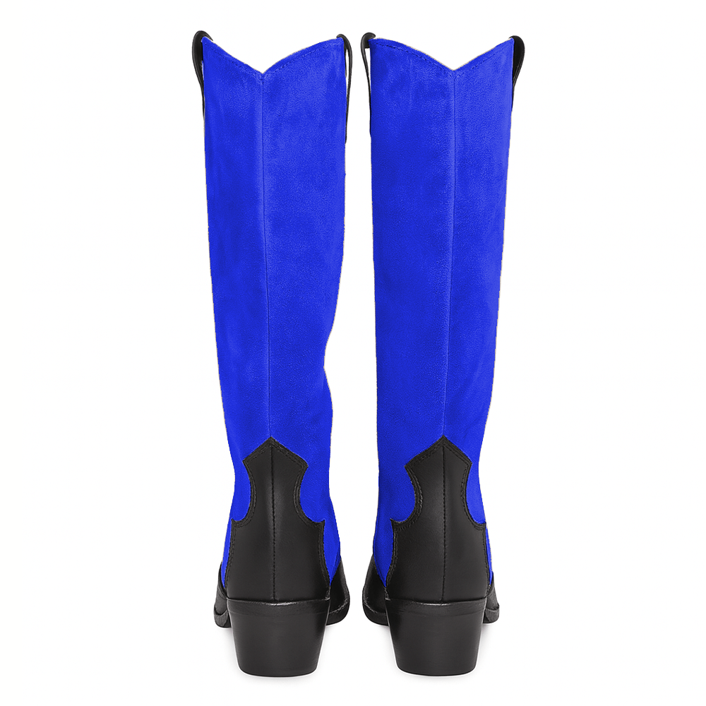 Identità Stivali NICOL SCAMOSCIATO BLU