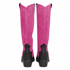 Identità Stivali NICOL SCAMOSCIATO FUCSIA